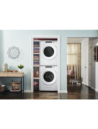 7.4 cu.ft Front Load Heat Pump Dryer with Intiutitive Touch Controls, Advanced Moisture Sensing