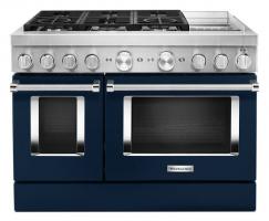KitchenAid 48'' Smart Commercial-Style Dual Fuel Range with Griddle