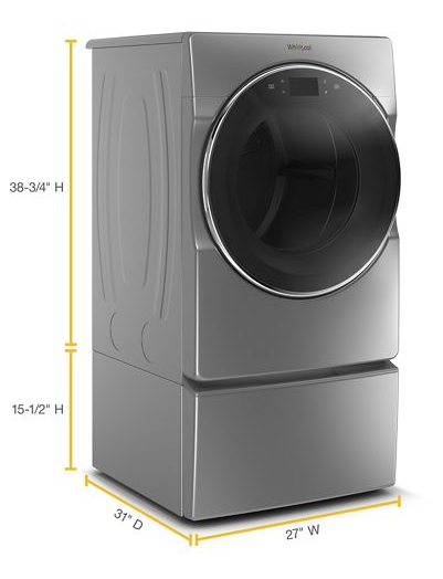 7.4 cu. ft. Smart Front Load Electric Dryer