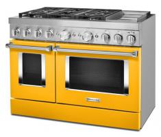 KitchenAid 48'' Smart Commercial-Style Dual Fuel Range with Griddle