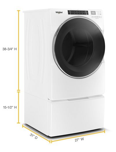 7.4 cu. ft. Front Load Gas Dryer with Steam Cycles