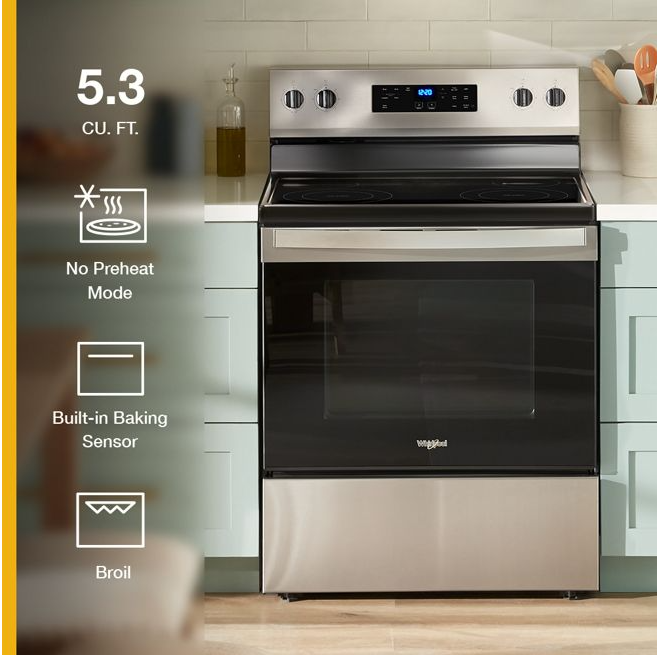 30-inch Electric Range with Self Clean