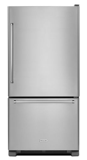 19 cu. ft. 30-Inch Width Full Depth Non Dispense Bottom Mount Refrigerator