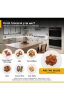 8.6 Total Cu. Ft. Double Wall Oven with Air Fry When Connected