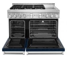 KitchenAid 48'' Smart Commercial-Style Gas Range with Griddle