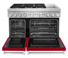 KitchenAid 48'' Smart Commercial-Style Dual Fuel Range with Griddle