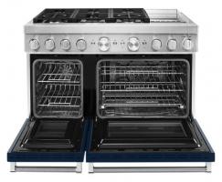 KitchenAid 48'' Smart Commercial-Style Dual Fuel Range with Griddle