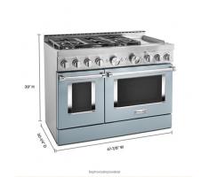 KitchenAid 48'' Smart Commercial-Style Gas Range with Griddle