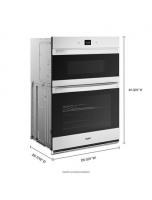 5.7 Total Cu. Ft. Combo Wall Oven with Air Fry When Connected