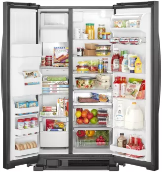 36-inch Wide Side-by-Side Refrigerator - 25 cu. ft.