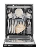 Quiet Dishwasher with 3rd Rack and Pocket Handle