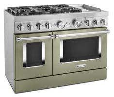 KitchenAid 48'' Smart Commercial-Style Dual Fuel Range with Griddle
