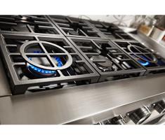 KitchenAid 48'' Smart Commercial-Style Dual Fuel Range with Griddle