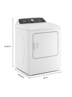 7.0 Cu. Ft. Top Load Gas Moisture Sensing Dryer with Steam