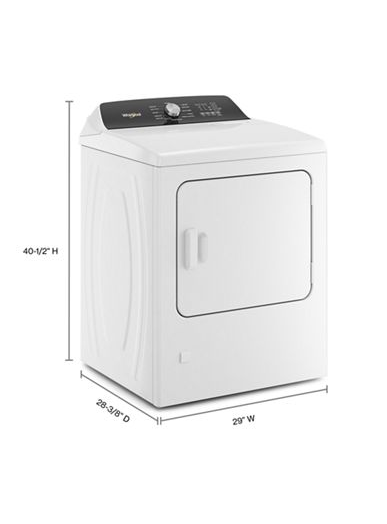 7.0 Cu. Ft. Top Load Gas Moisture Sensing Dryer with Steam