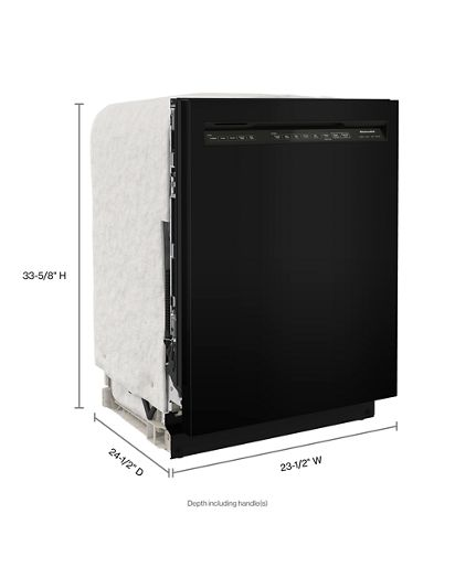 Third Level Utensil Rack Dishwasher with 30+ Total Wash Jets, 39 dBA.