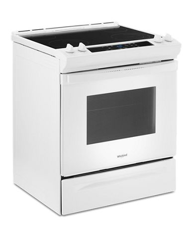 4.8 Cu. Ft. Whirlpool® Electric Range with Frozen Bake™ Technology.