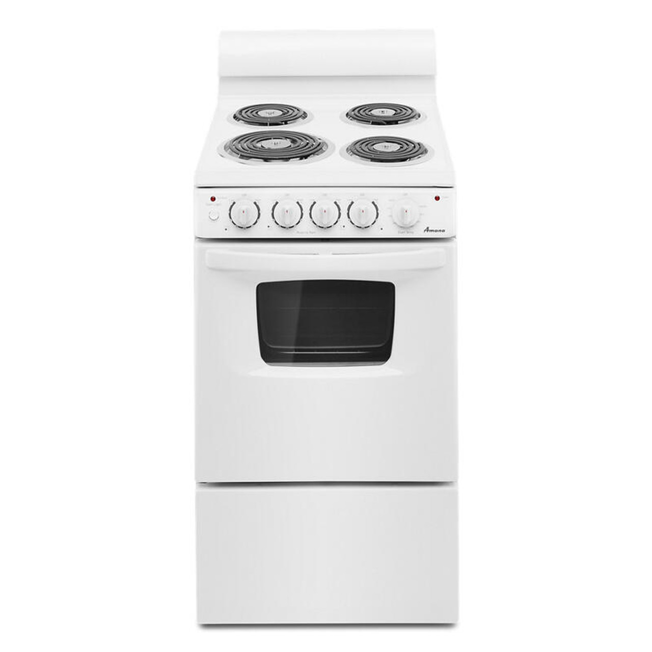 20-inch Amana Electric Range Oven with Versatile Cooktop