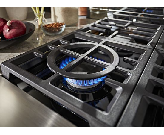 KitchenAid 48'' Smart Commercial-Style Dual Fuel Range with Griddle