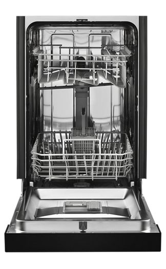 Small-Space Compact Dishwasher with Stainless Steel Tub.