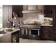 KitchenAid 48'' Smart Commercial-Style Dual Fuel Range with Griddle