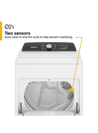 7.0 Cu. Ft. Top Load Gas Moisture Sensing Dryer