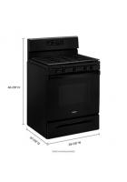 5.0 cu. ft. Gas Range with Center Oval Burner