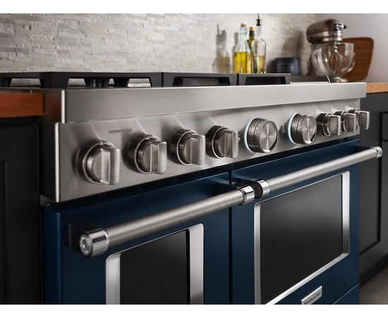 KitchenAid 48'' Smart Commercial-Style Dual Fuel Range with Griddle