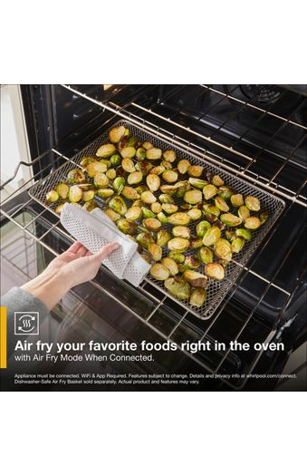 8.6 Total Cu. Ft. Double Wall Oven with Air Fry When Connected