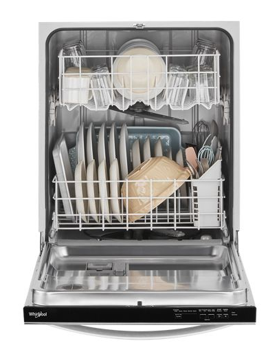 Quiet Dishwasher with Boost Cycle and Extended Soak Cycle.