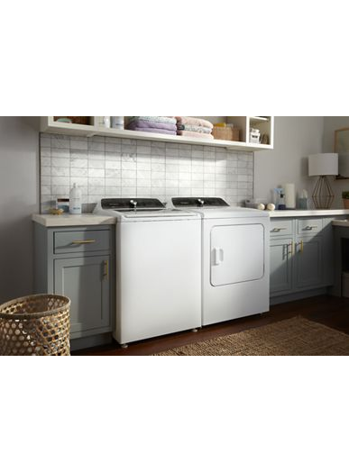 7.0 Cu. Ft. Top Load Gas Moisture Sensing Dryer with Steam