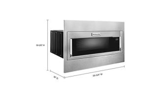 1000 Watt Built-In Low Profile Microwave with Standard Trim Kit
