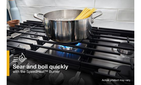 36-inch Gas Cooktop with 2-in-1 Hinged Grate to Griddle
