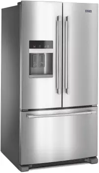 36- Inch Wide French Door Refrigerator with PowerCold® Feature - 25 Cu. Ft.