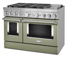 KitchenAid 48'' Smart Commercial-Style Dual Fuel Range with Griddle