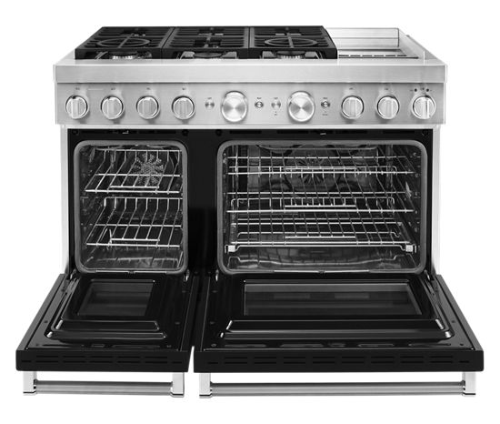 KitchenAid 48'' Smart Commercial-Style Dual Fuel Range with Griddle