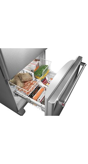 19 cu. ft. 30-Inch Width Full Depth Non Dispense Bottom Mount Refrigerator