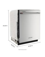 44 dBA Dishwasher in PrintShield™ Finish with FreeFlex™  Third Rack
