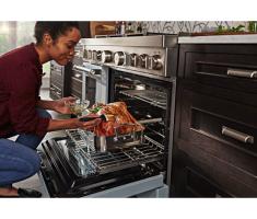 KitchenAid 48'' Smart Commercial-Style Gas Range with Griddle