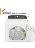 7.0 Cu. Ft. Top Load Gas Moisture Sensing Dryer with Steam