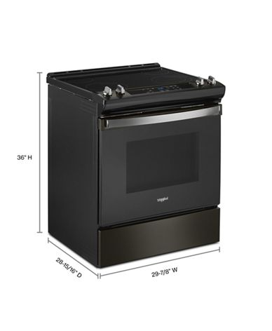 4.8 Cu. Ft. Whirlpool® Electric Range with Frozen Bake™ Technology.