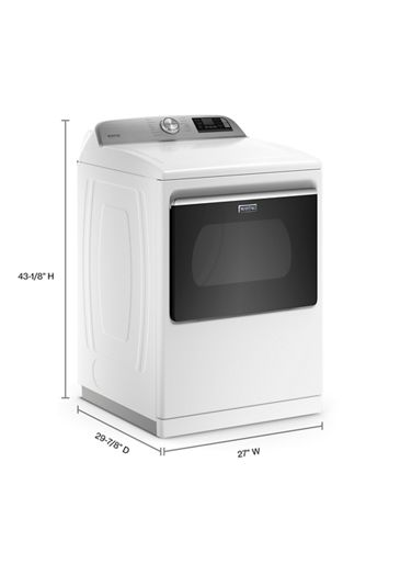 Smart Top Load Electric Dryer with Extra Power - 7.4 cu. ft