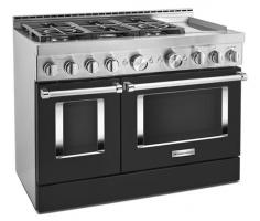 KitchenAid 48'' Smart Commercial-Style Gas Range with Griddle