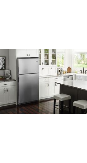 33-Inch Wide Top Freezer Refrigerator with PowerCold® Feature- 21 Cu. Ft.