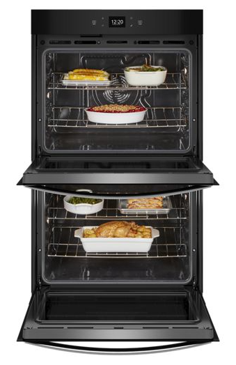 8.6 Total Cu. Ft. Double Wall Oven with Air Fry When Connected