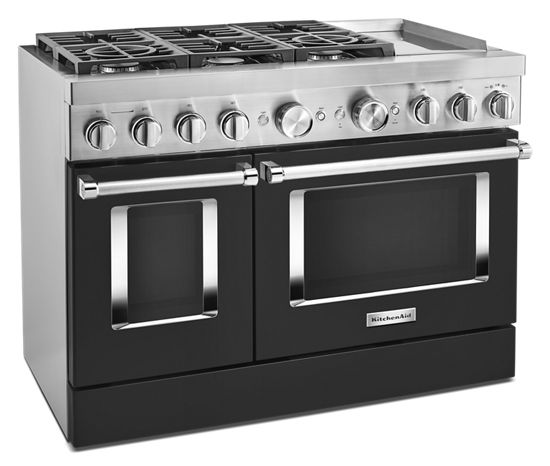 KitchenAid 48'' Smart Commercial-Style Dual Fuel Range with Griddle