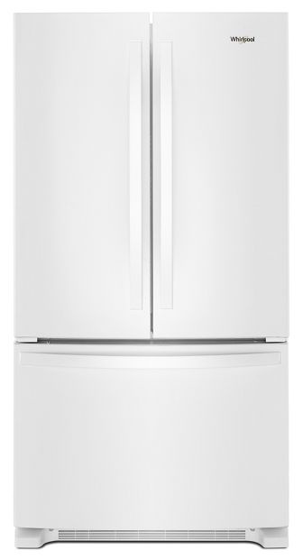 Whirlpool® Full-Depth French Door Bottom Mount Refrigerator.