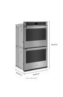 30-inch Double Wall Oven with Air Fry and Basket - 10 cu. ft.