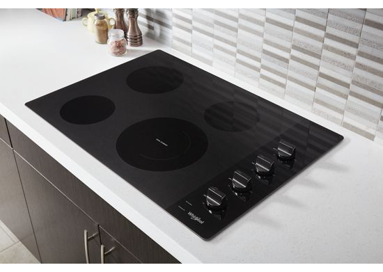 30-inch Electric Ceramic Glass Cooktop with Dual Radiant Element