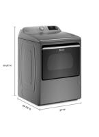 Smart Top Load Gas Dryer with Extra Power - 7.4 cu. ft.